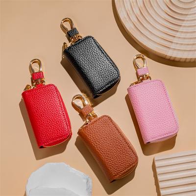 PU Portachiavi con Cerniera Portachiavi Organizer Borsa Portachiavi Auto Portafoglio Portachiavi Moda Semplice Portachiavi Borsa Uomo Donna Auto Chiave Proteggi Copertura