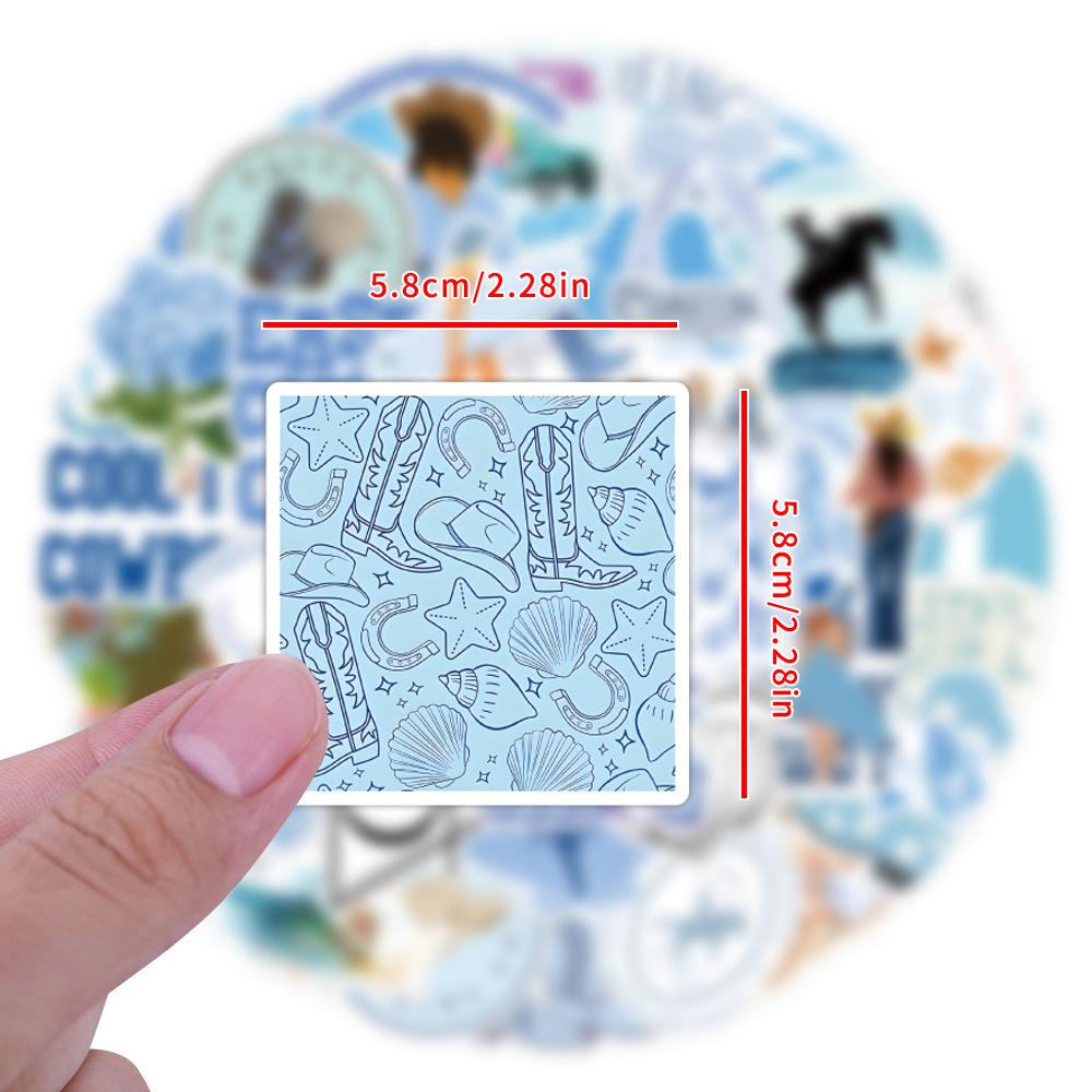 55 New Coastal Cowgirl Graffiti Stickers Decorative Skateboard Mobile Phone Stickers