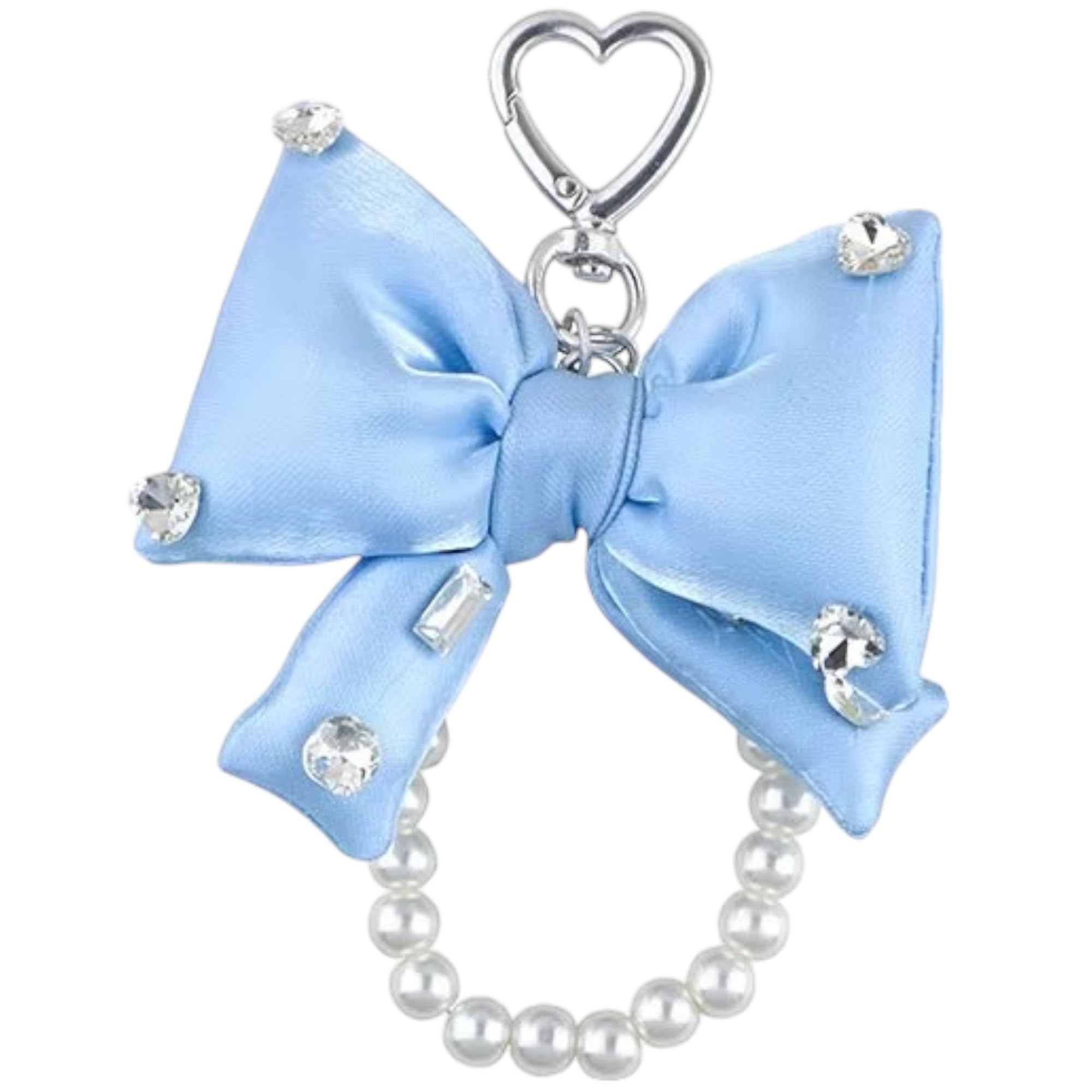 

GrandslamEX Ribbon Pearl Accessory Charm Key Ring Keychain Strap Keychain Smartphone Pouch AirPods AirPods Pro Wallet Cute Simple Stylish Ornament