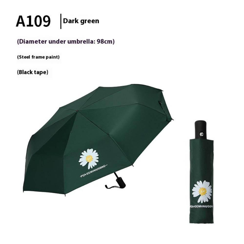 Outdoor-Sport, Anti-UV-Sonnenschirm, faltbar, Regenschirm, Blumenmotiv, winddicht, Sonnenschirm