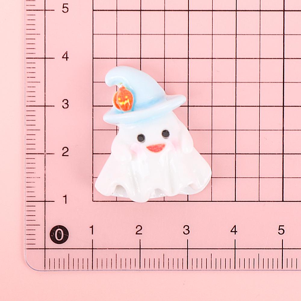 Handmade DIY Cartoon Pumpkin Lantern Hair Clip Resin Components