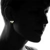 Huitan Creative Yellow Honey Bee Shape Stud Earrings Cute Girl Birthday Gift Simple Stylish Animal Earrings Women Trendy Jewelry