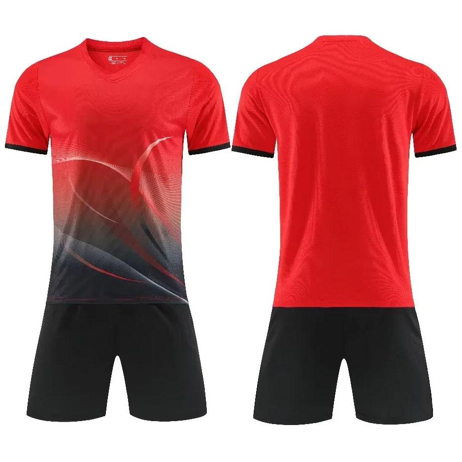 Cross-border spot 2026 new children's football jersey set, male and female students and teenagers team training competition jersey