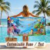 Custom Text Beach Towel, Soft Absorbent Swimming Multi-use TowelThe Simpsons