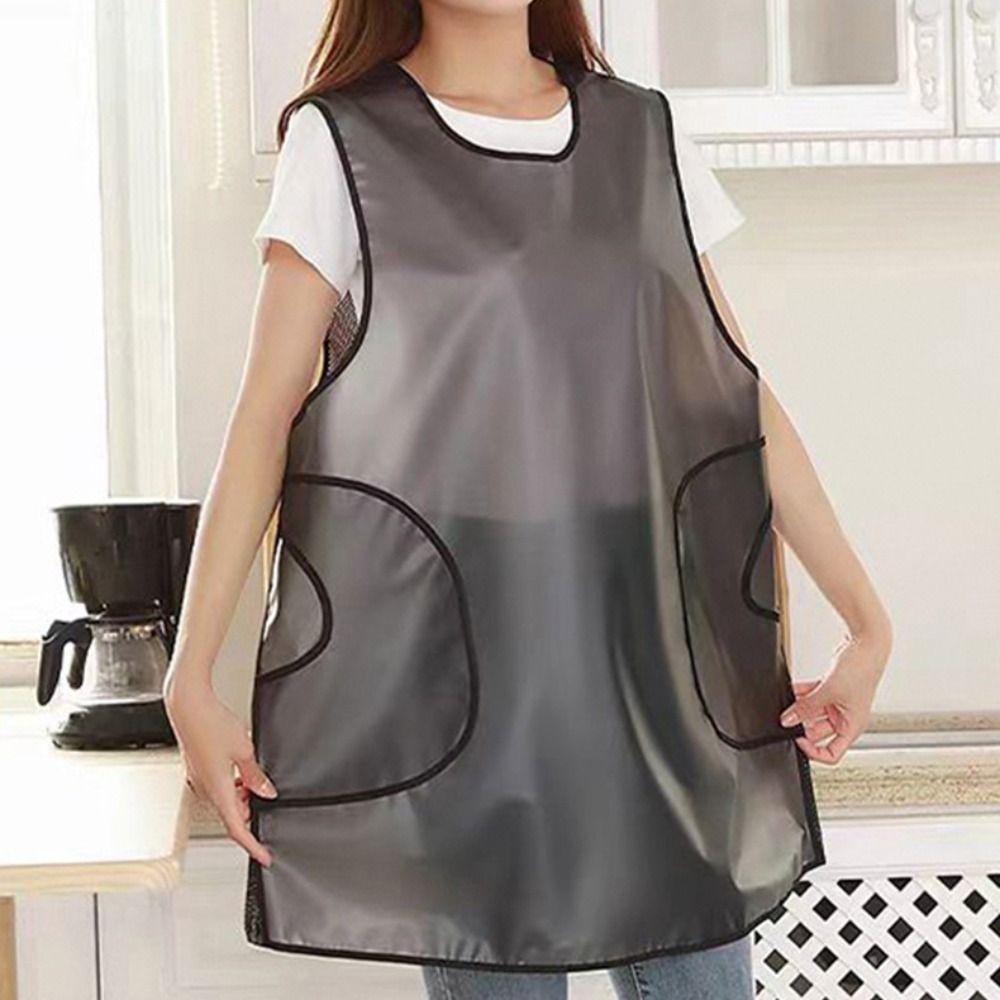 Waterproof Kitchen Cooking Apron Oil-proof Catering Work Clothes Dishwashing Cleaning Apron  BBQ