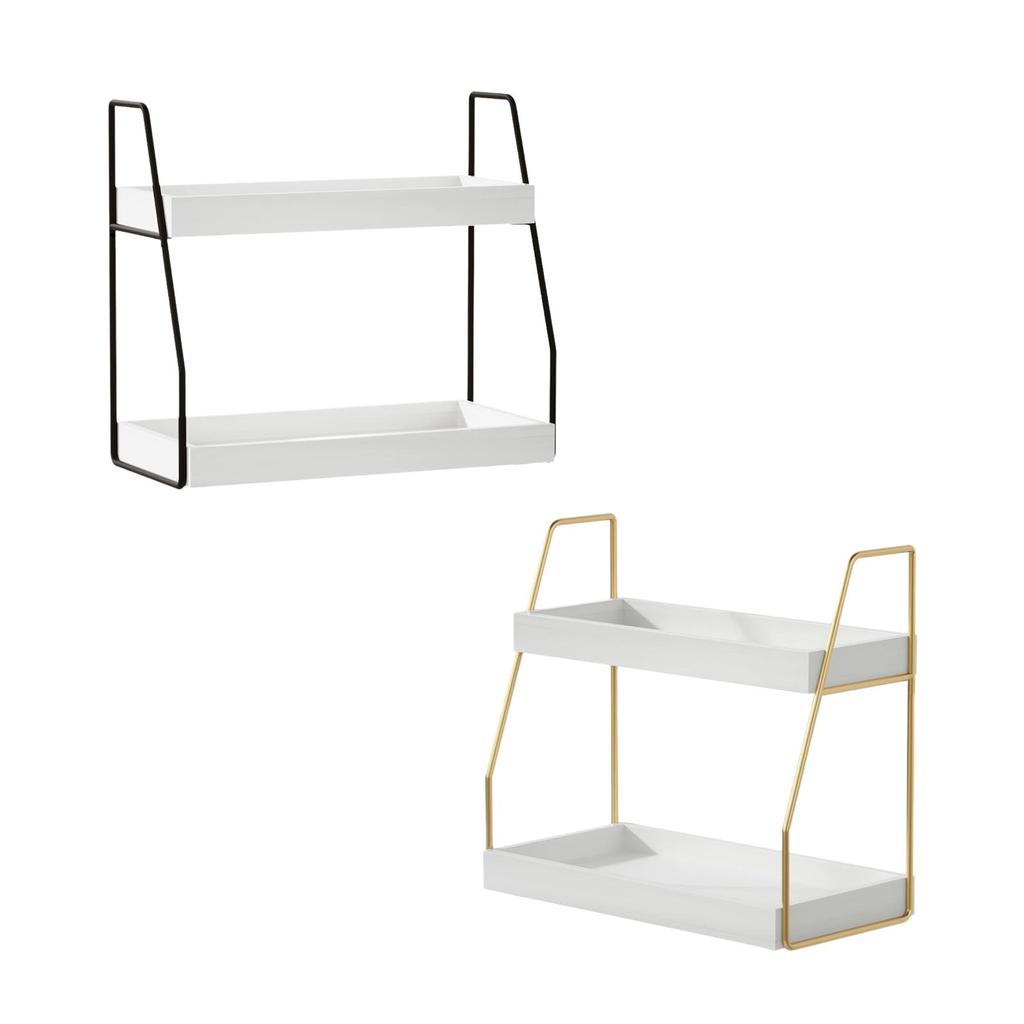 Bathroom Counter Organizer 2 Tier Decor Multipurpose Makeup Skincare Shelf Perfume for