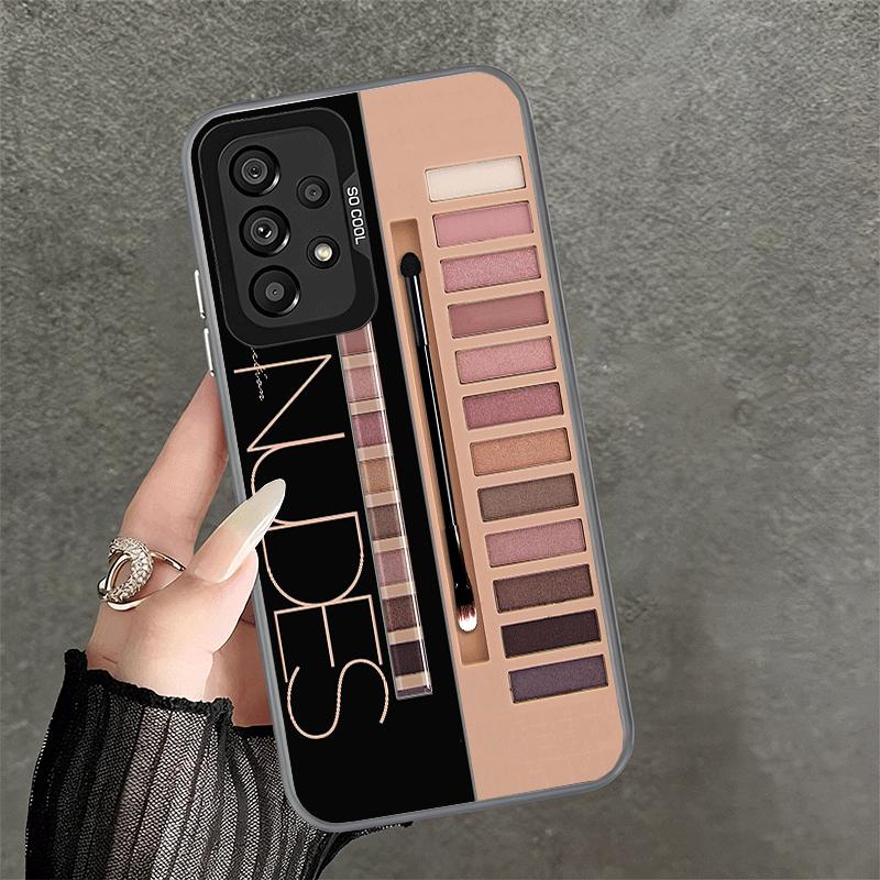 Makeup Eye Shadow Box Pattern Shockproof Phone Case for Samsung A17 A16 A15 A14 A37 A57 A36 A56 A26 A35 A55 A25 A34 A54 A24 A13