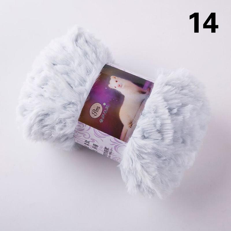 26Colors Hand Made Soft Crochet Thread Wool Yarn Sweater Scarf Line Mohair Cashmere Knitting