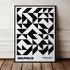 Black and White Bauhaus Poster