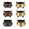 Holder Chinese Three Legs Burning Stand with Elegant Ear Handles Peace Creator Home Decoration