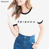 2024 Summer Tops Friends Tshirt Unisex Graphic Print T Shirt Femme Friends Tv Show Tshirt Female Bff Tumblr Tops Tees