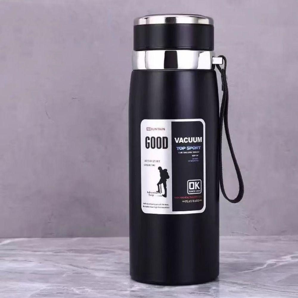 800/1000ml Sports Thermos Bottle Stainless Steel Creative Insulated Water Bottle Keeps Cold and Heat Heat-resistant