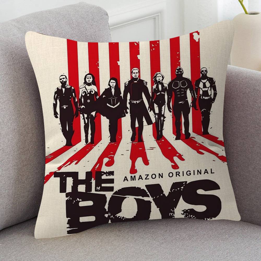 TV Drama The Boys Game For Cartoon Print Peripheral Pillow Case Cushion Cover Home Decor Birthday Gift Pillowcover
