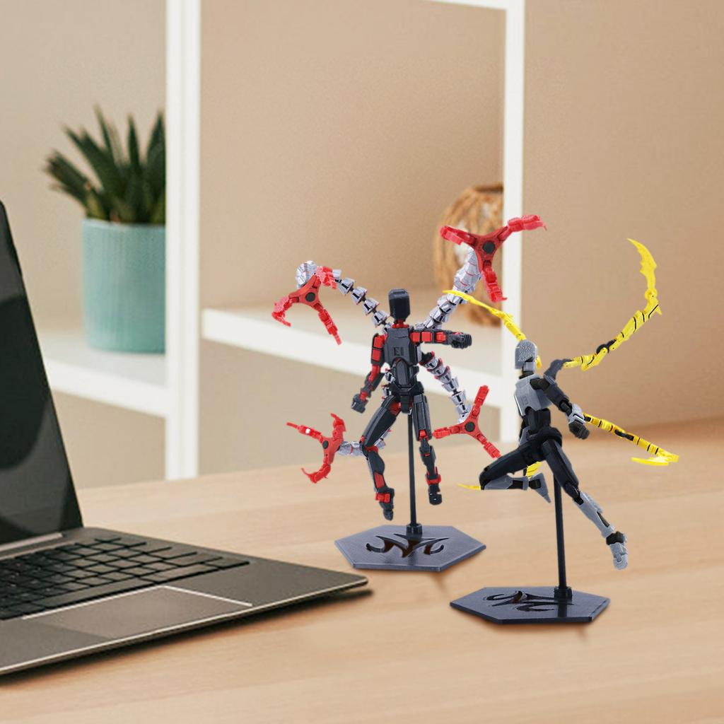Mobile Doll Set, 3D Printed Titan Robot Mobile Doll, Posable Mobile Doll, Suitable For Collectors, Desktop Decoration