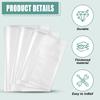 10PCS Clear Plastic Book Wraps Book Covers for Students Water Resistant Friendly Design Textbook Protectors