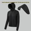 Longchan Detachable UV Protection Sun Hoodie for Women