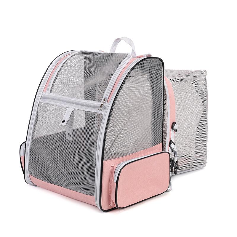Portable Cross-Border Cat Backpack: Breathable, Foldable Outdoor Pet Bag
