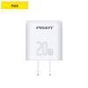 PISEN 20W Schnellladegerät für iPhone 13-16, PD Mini-Stecker