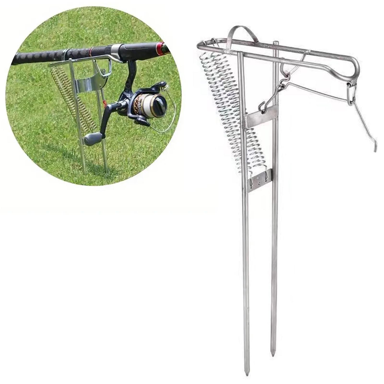 

Automatic Spring Fishing Rod Holder Easy to Assemble and Dismantle Rod Holders Suitable for All Types of Fishing Rods