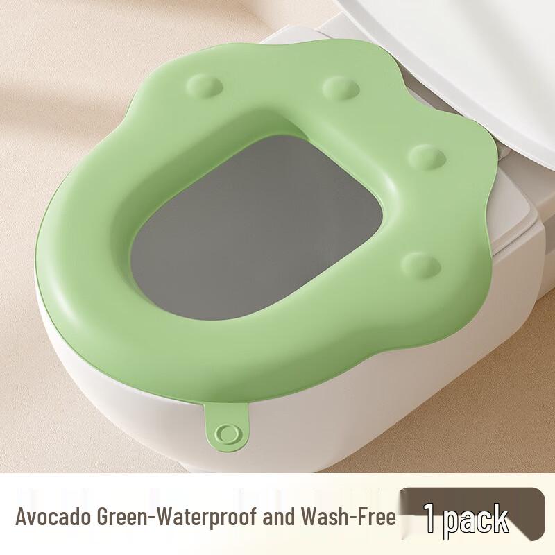 Fumede Waterproof Washable Toilet Seat Covers - Cat Paw Design