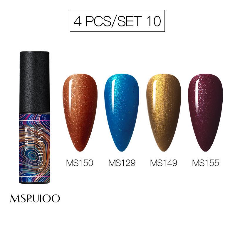 

5 мл DIY чистый цвет блеск УФ-светодиодный гель-лак длительный замачиваемый лак украшения для ногтей