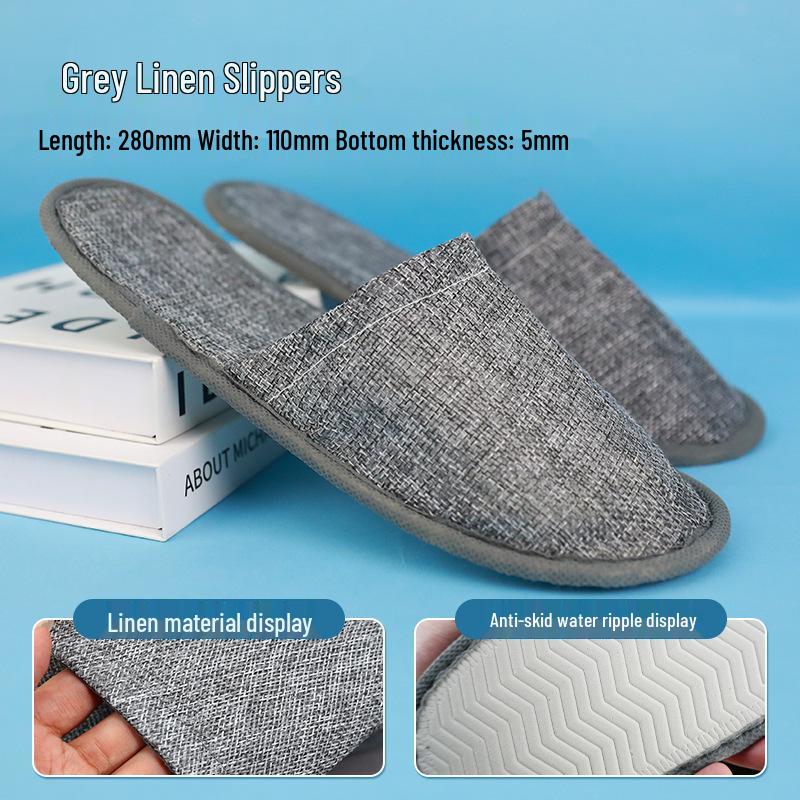 Luxuriöse rutschfeste Hausschuhe aus Korallenfleece für Hotels, B&Bs und Privatzimmer