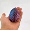 3D Printed Twisting Egg Toy Stress Relief Spiral Egg Toy Articulated Rotating Egg Fidget Spinner Desk Toy Easter Basket Stuffers Party Favors
