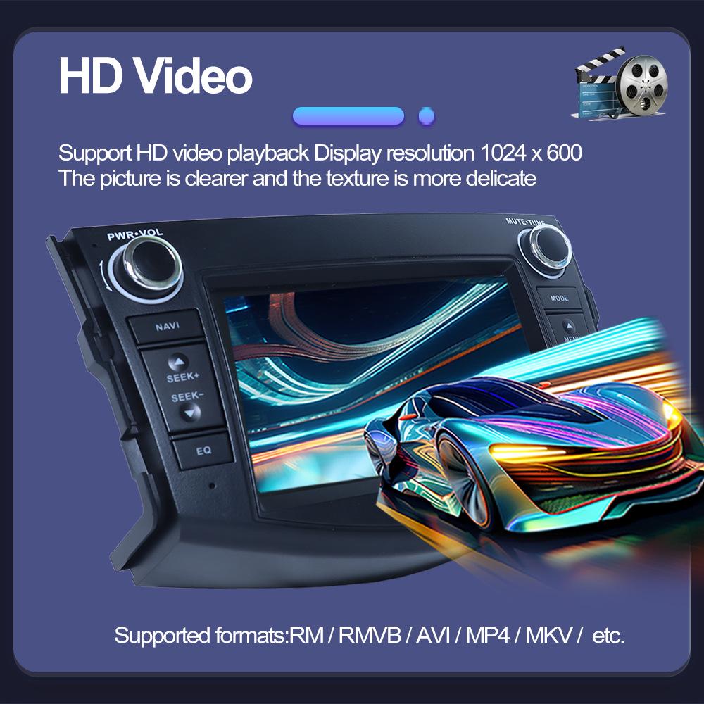 Toyota RAV4 Android Navigation & Reverse Camera with HD CarPlay Support.