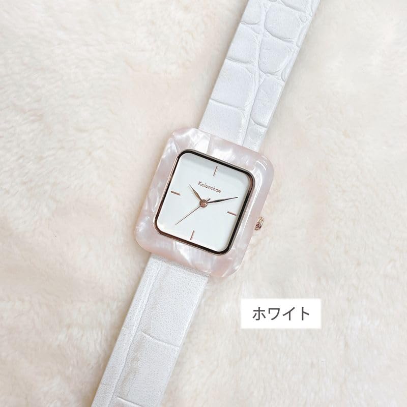 Follow Kalanchoe Square Acetate Bezel Watch WH H05022A-1