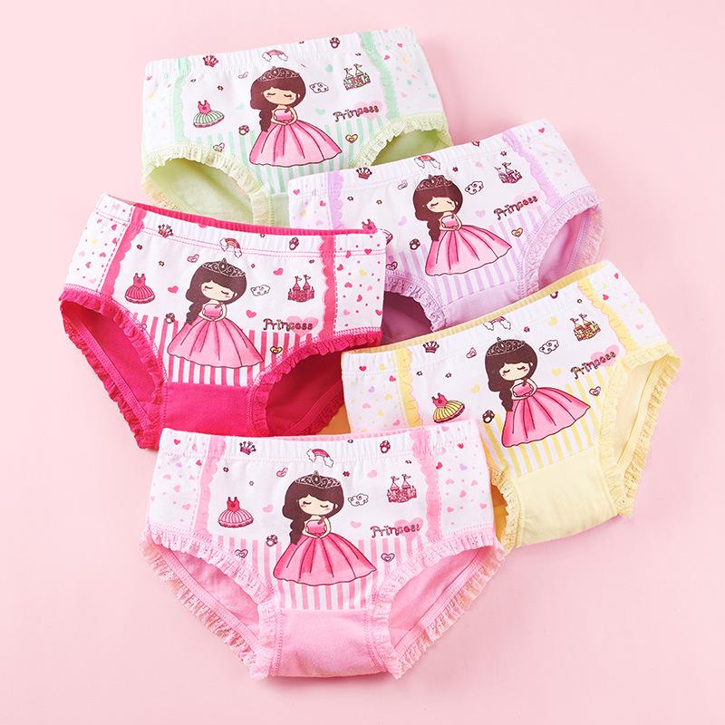 Girls' A-Class Cotton Summer Panties - Toddler to Big Kid Boxer Briefs
