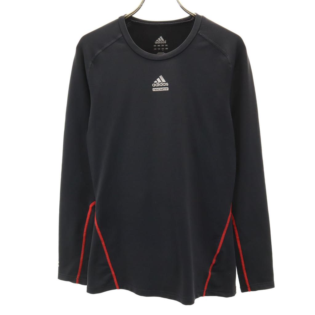 adidas training Long sleeve Tech Fit Wear L black Men's Used