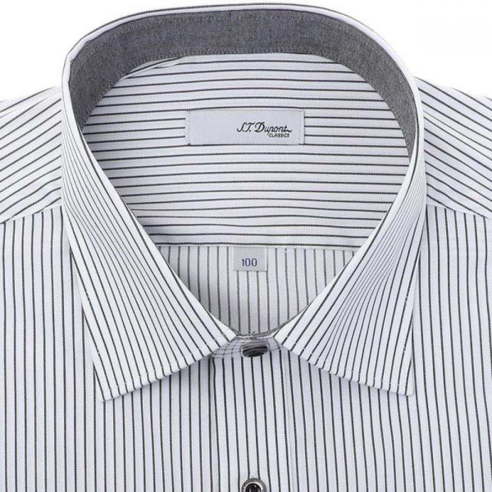 S.T. Dupont Soft Pinstripe Long Sleeve Slim Fit Shirt Se6sm21ls365sgy