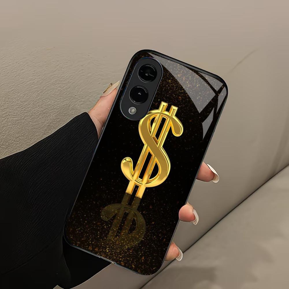 Wealth US Dollar Exquisite luxury High-end PhoneCase Glass PhoneCase for Samsung Galaxy S26 S25 S24 S23 S22 S21 FE,Ultra,Plus