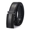 Genuine Leather Men's Automatic Buckle Cowhide Belt Alloy Buckle Business Casual Trousers Belt Middle Aged and Young People's Belt