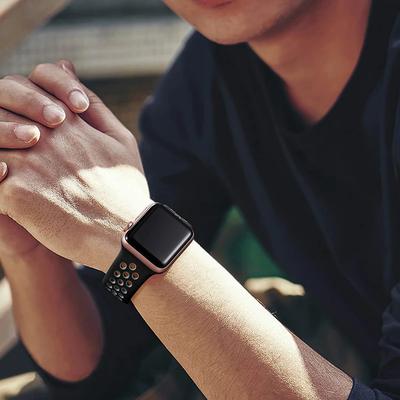 Αθλητικό Λουράκι για Apple Watch Band 46mm 44mm 40mm 42-38-41mm 45mm Αναπνεύσιμο Βραχιόλι iWatch Series 10 9 8 7 6 SE 5 3 Ultra 2 49mm