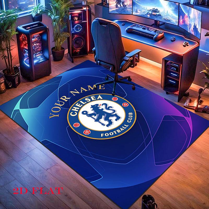 Custom Chelsea F.C Carpet Rug for Living Room Bedroom Home Sofa Decoration,Kids play Nonslip Floor Mat