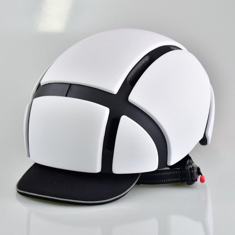 Bicycle Helmet With LED Taillight Cloth Brim Unisex Urban Leisure Riding