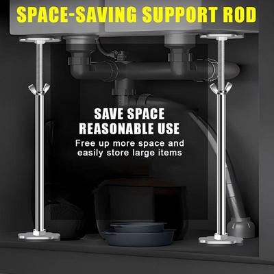 Stainless Steel Undermount Sink Supports Adjustable Heavy Duty Durable Mount Bracket for DIY Kitchen Bathroom Upgrade