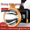 Rechargeable Super Bright Induction Headlamp with Long Battery Life - Ideal for Fishing and Outdoor Activities.