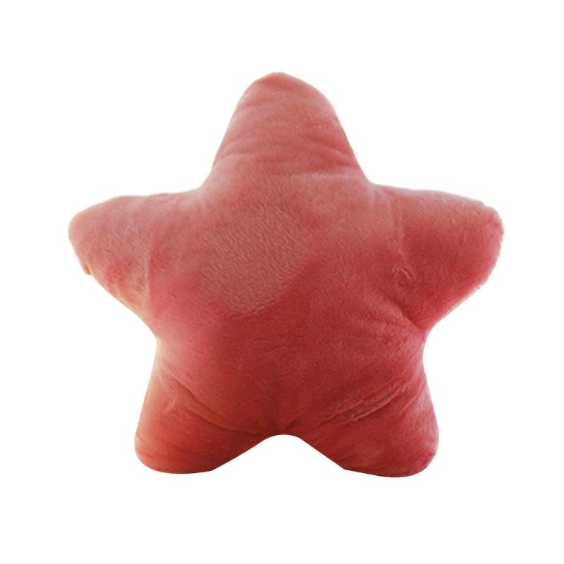 Five Pointed Star Pillow Throwing Pad Short Plushes Cushions Toy for Bedroom Sofa Home Decoration Home Cushions