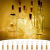 LED Solar Cork Lights for Wine Bottles - Copper Wire String for Wedding and Christmas Decorations, Outdoor Use.
