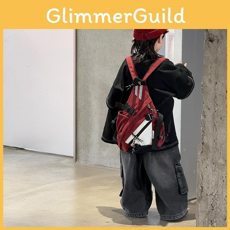 And Trendy Breathable Unisex Childrens Chest Bag In Striped Pattern For Daily Use