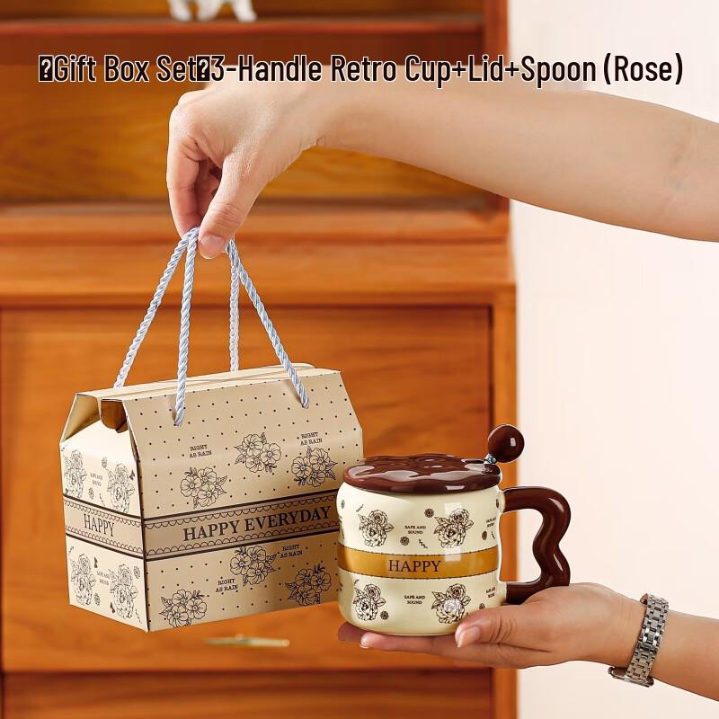 Taozhi Artistic Ceramic Mug Gift Set