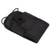 Portable Multifunctional Walkie Talkies Holder Nylon Radio Holder Suitable for Camping Field ActivitiesBlack