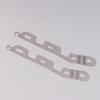 2Pcs Front Bumper Repair Metal Plate Buckle Broken Opening Rotten Buckle Repairer Bracket For Verna 2010-2016