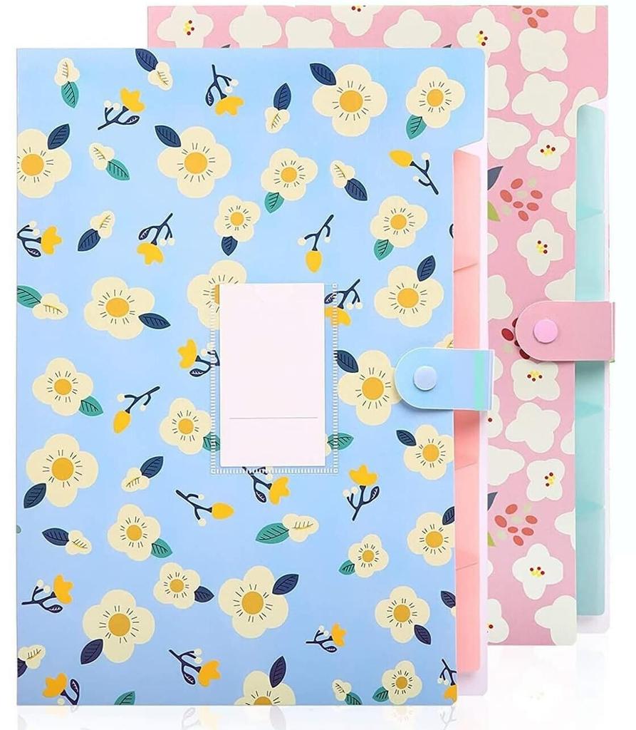 Corslet Certificate Expanding File Folders for Documents Large Size A4 Paper Holder Organizer School Office Home Multico