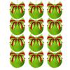 Bowknot Little Plush Ball Christmas Decoration Hanging Plush Ball Festive Atmosphere Display.