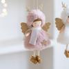 Cute Christmas Top Hat Antlers Girl Pendant Xmas Tree Hanging Decorations  Home Christmas Decor