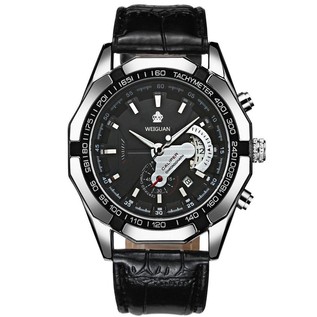 New Waterproof Luminous Men's Quartz Wristwatch - Trendy Korean Style, Fully Automatic, Domineering Design.
