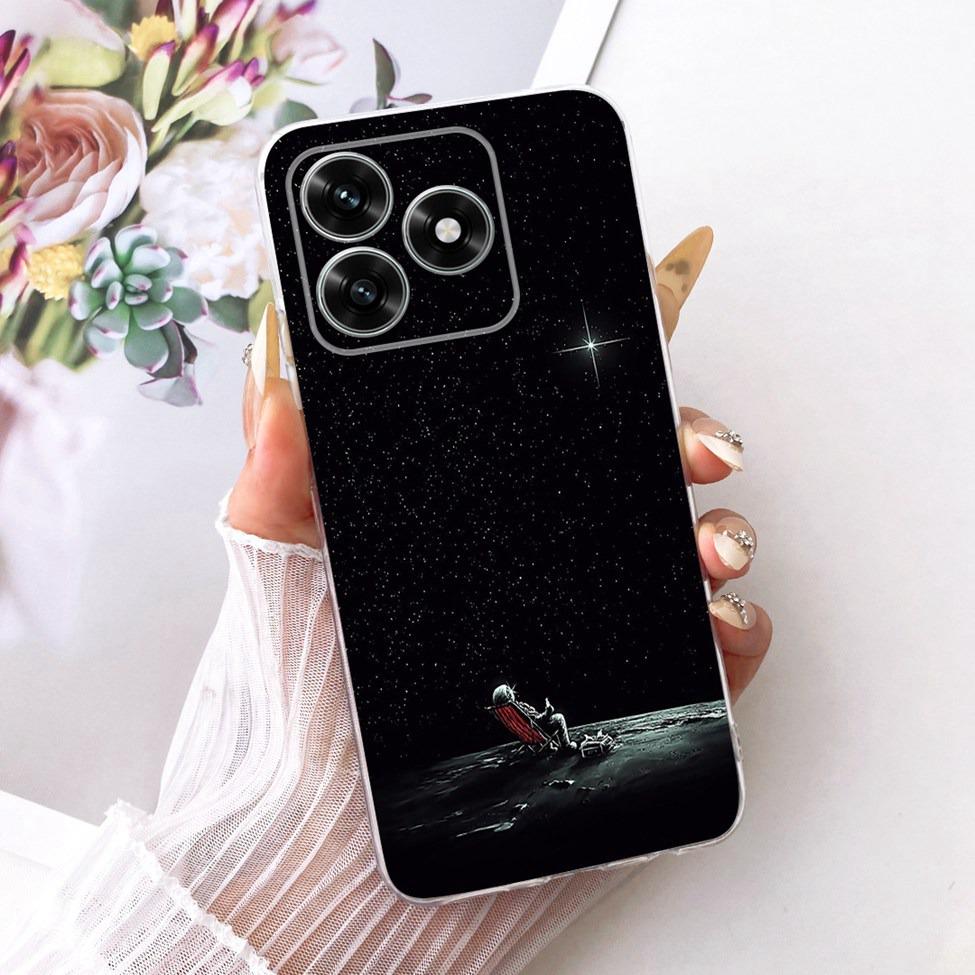 Etui na Honor X5C Plus Pokrowiec Przezroczysty Luksusowy Uroczy Kot Moda Motyl Fajny Malowany Obudowa Na Honor X5cPlus